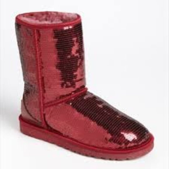 Ugg's Australia Limited Edition Sequin Boots 9 - Picture 1 of 15